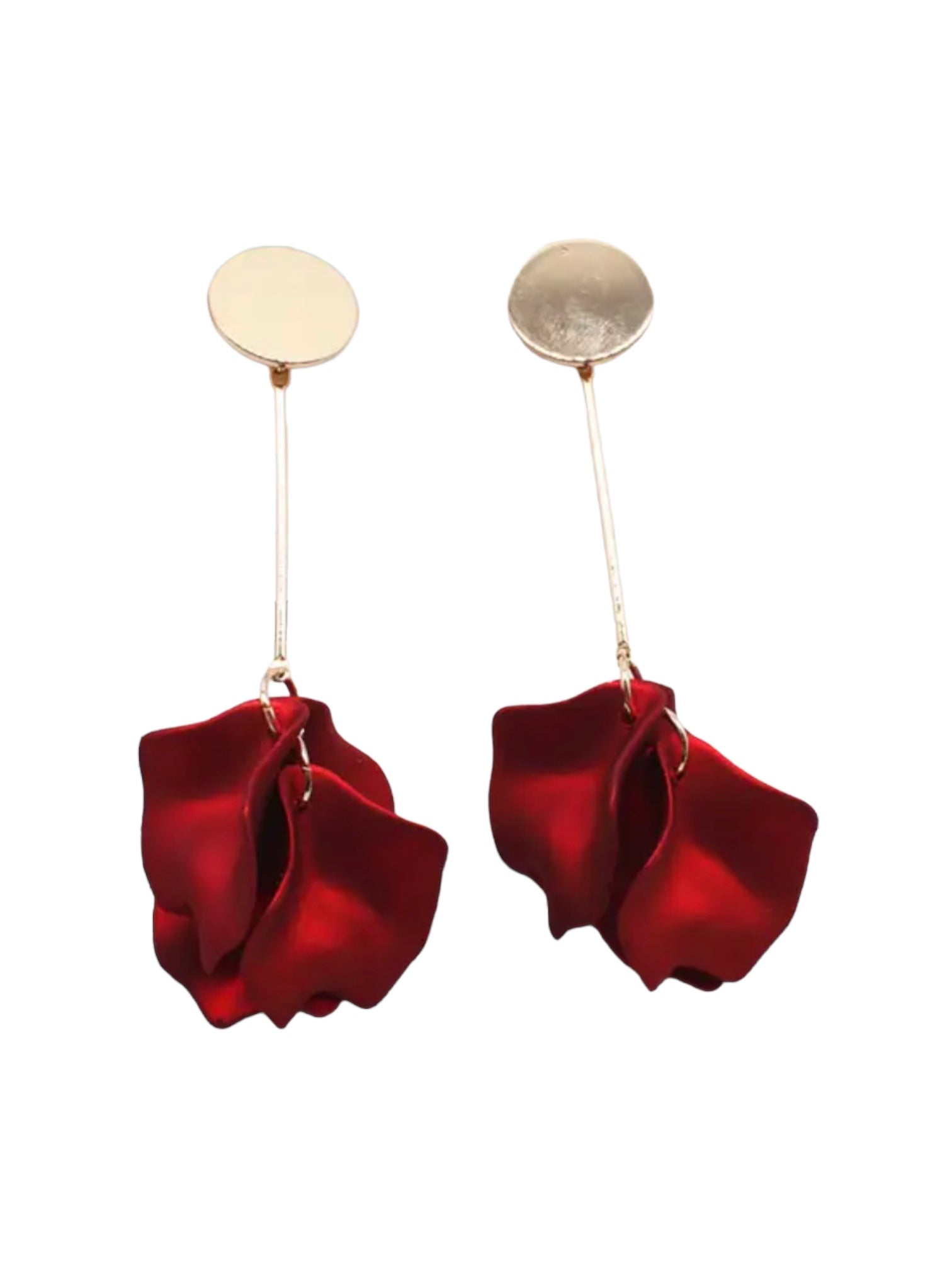 boucles d'oreilles pétales