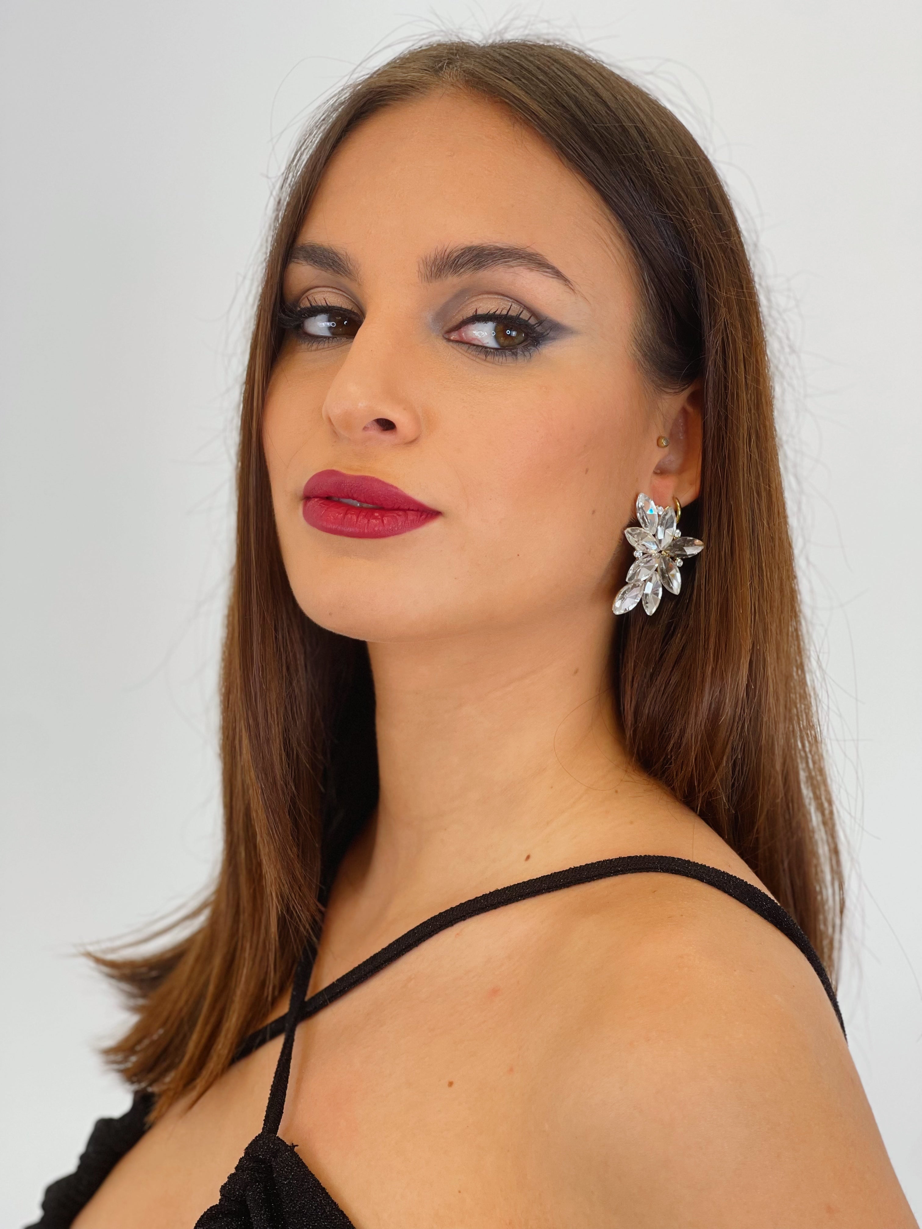 Boucle d'oreille cristal Escarcha