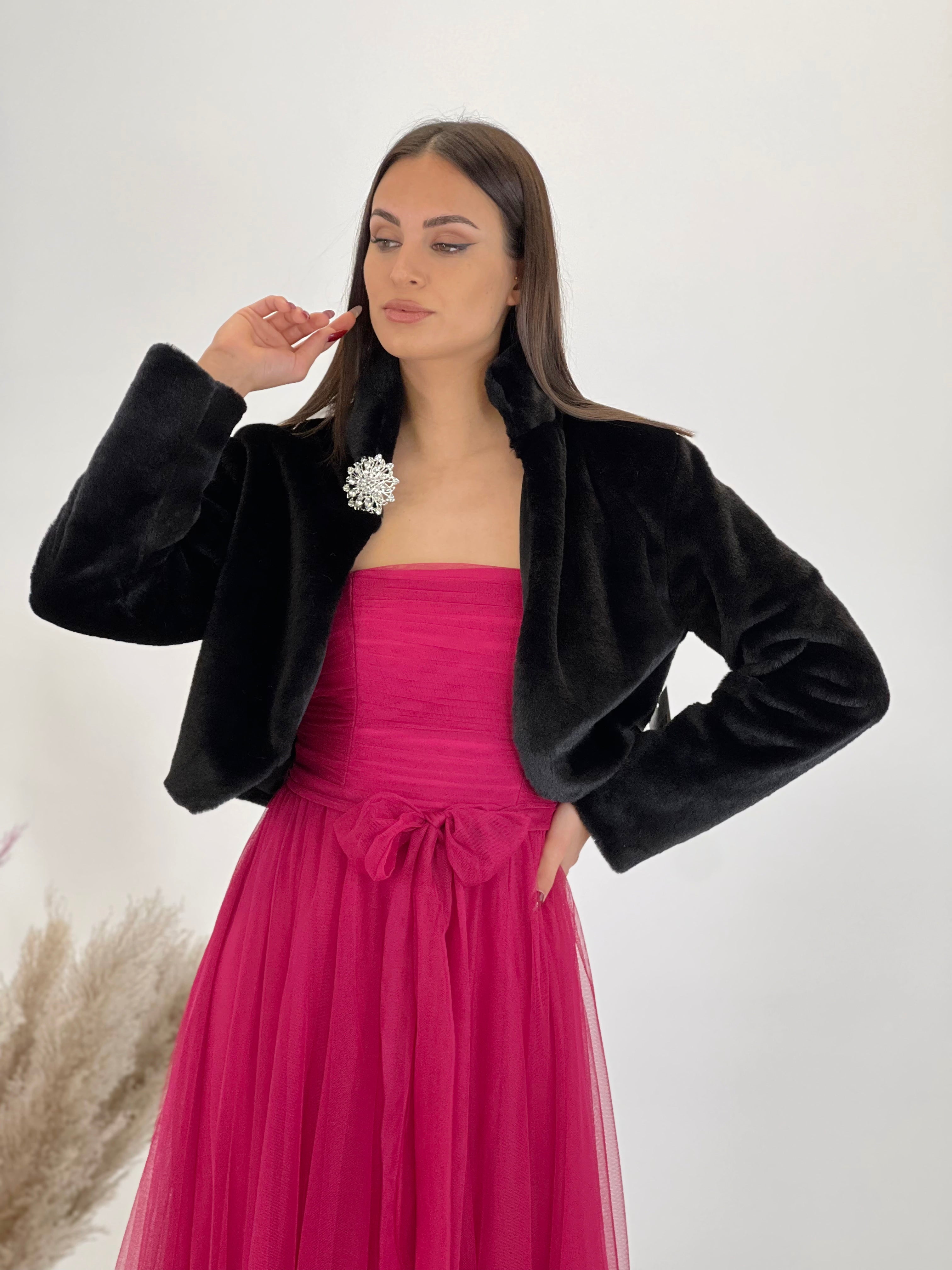 Valeria long tulle dress