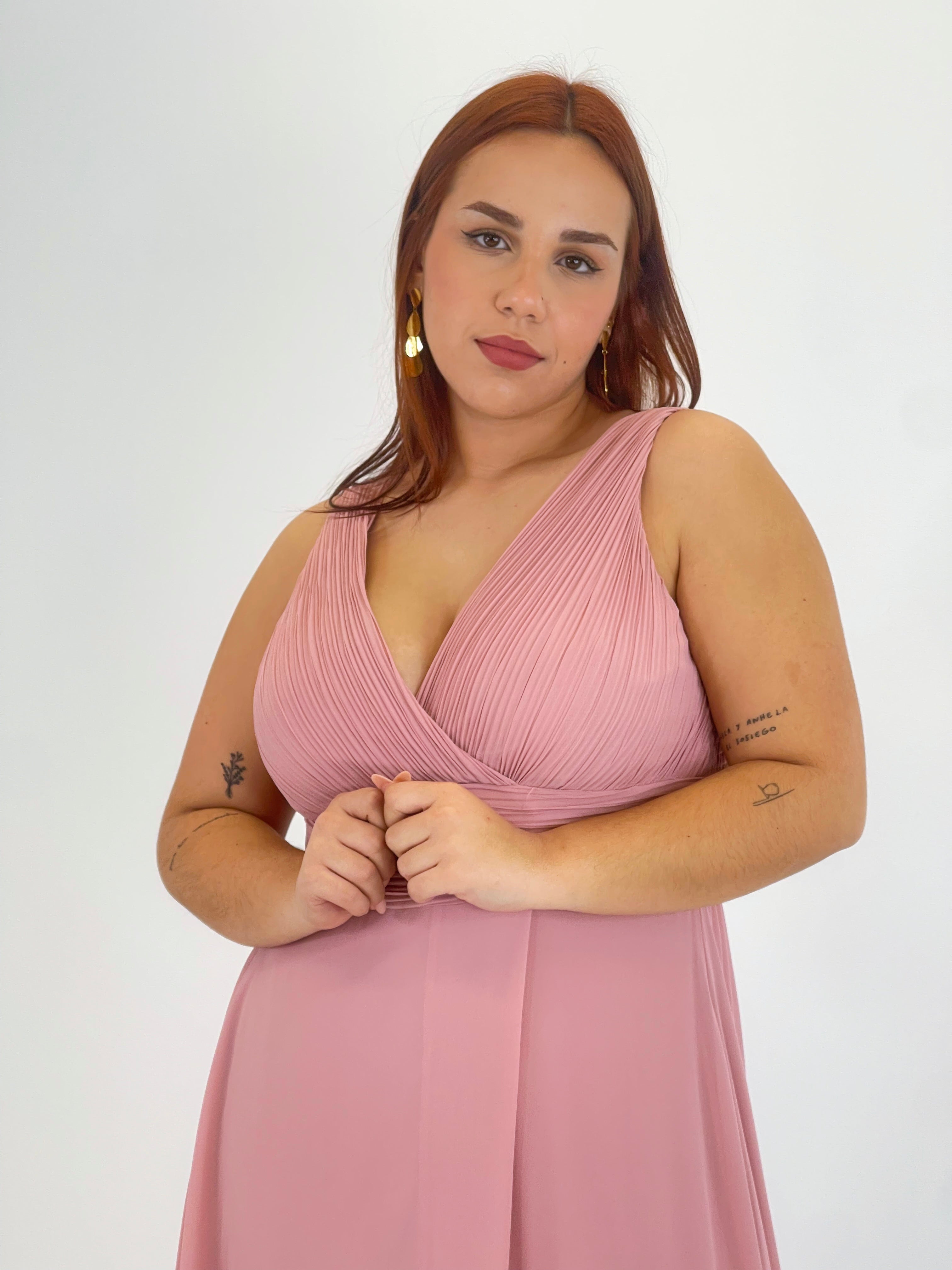 Vestido escote plisado Samantha - Zebra&Maduixa®