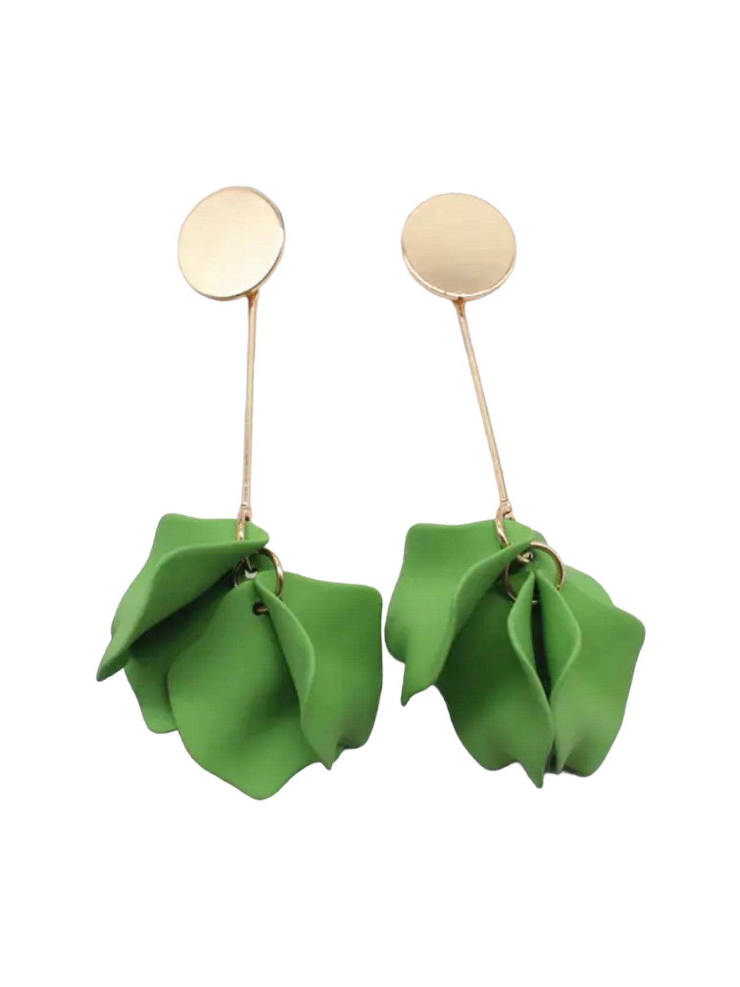 boucles d'oreilles pétales