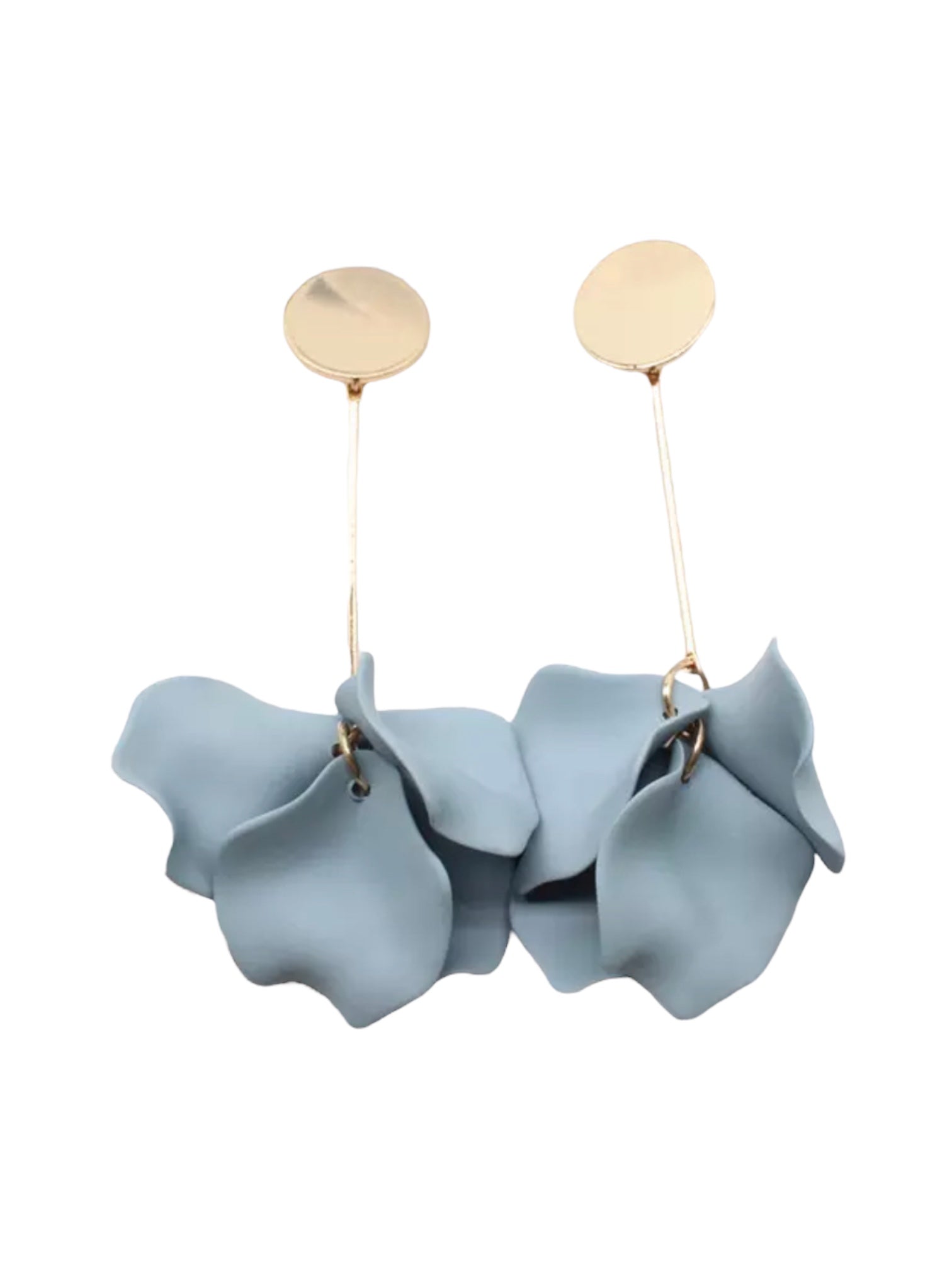 boucles d'oreilles pétales