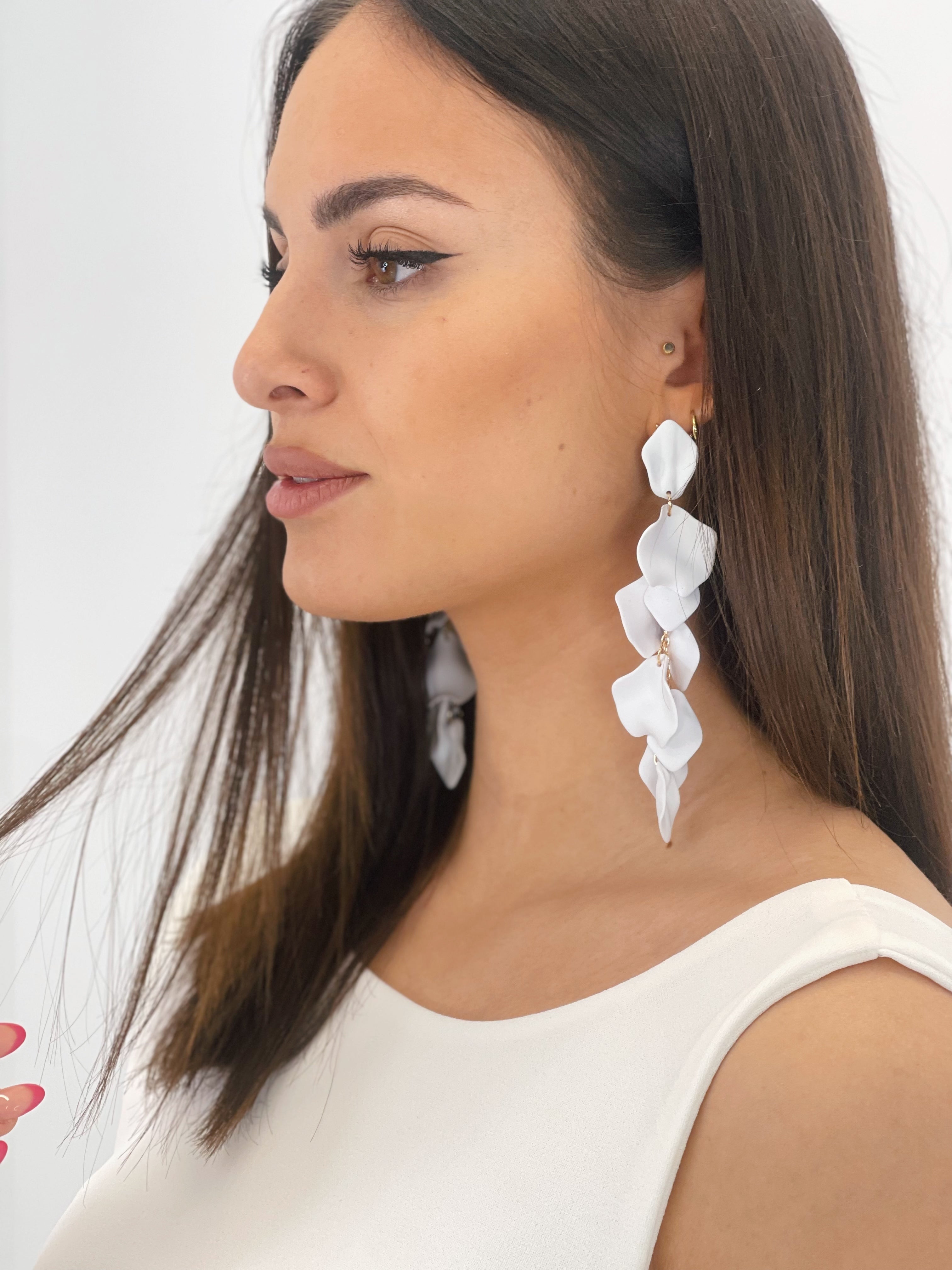 Pendientes pétalos cascada - Zebra&Maduixa®