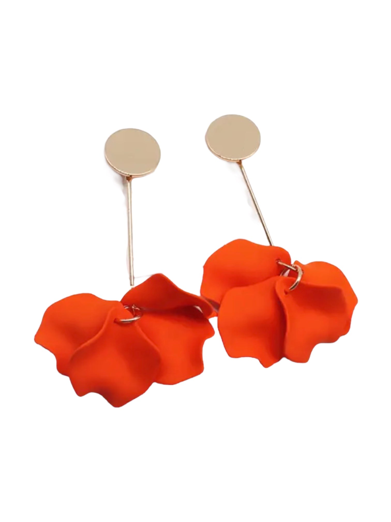 boucles d'oreilles pétales