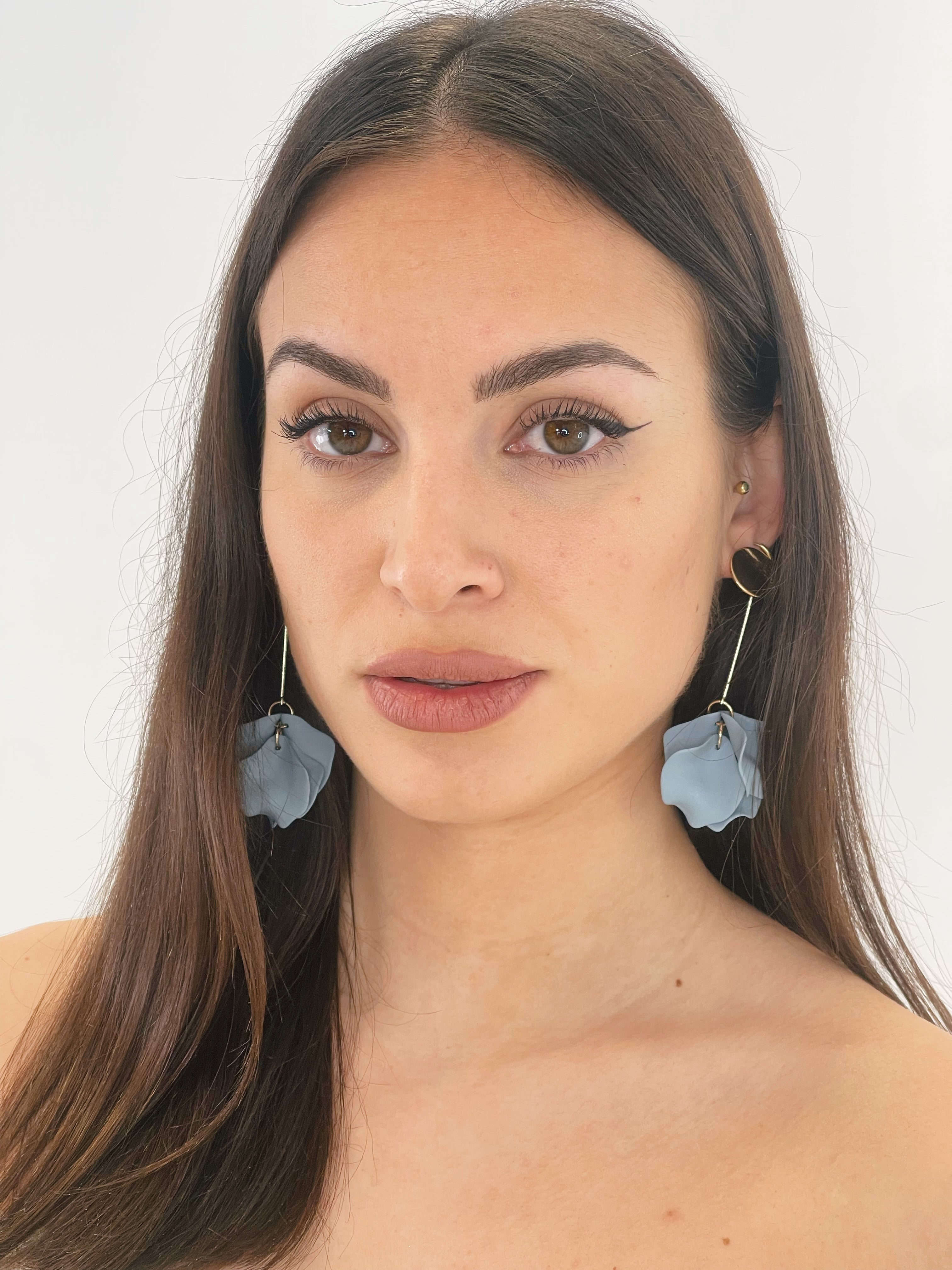 boucles d'oreilles pétales