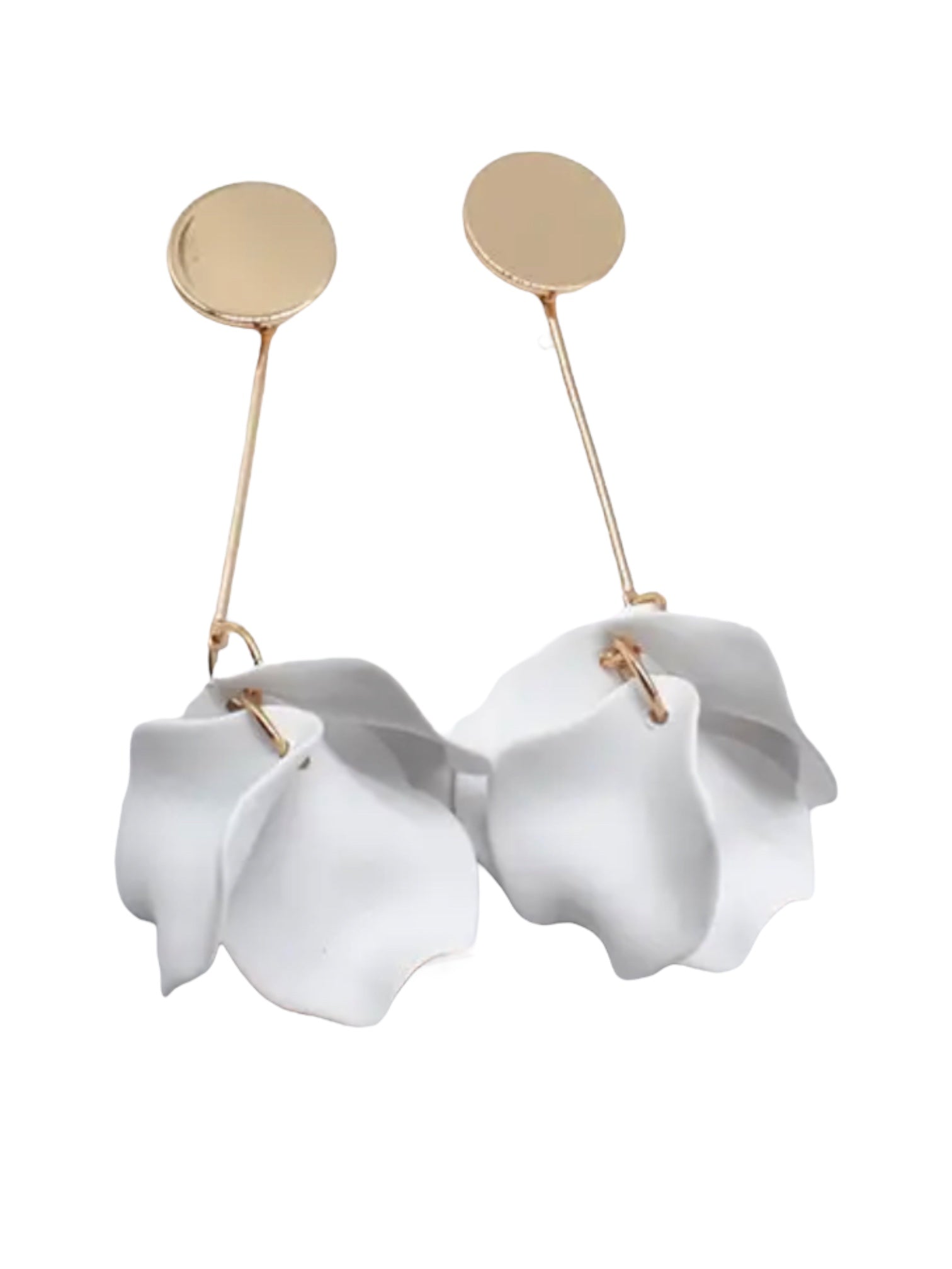 boucles d'oreilles pétales