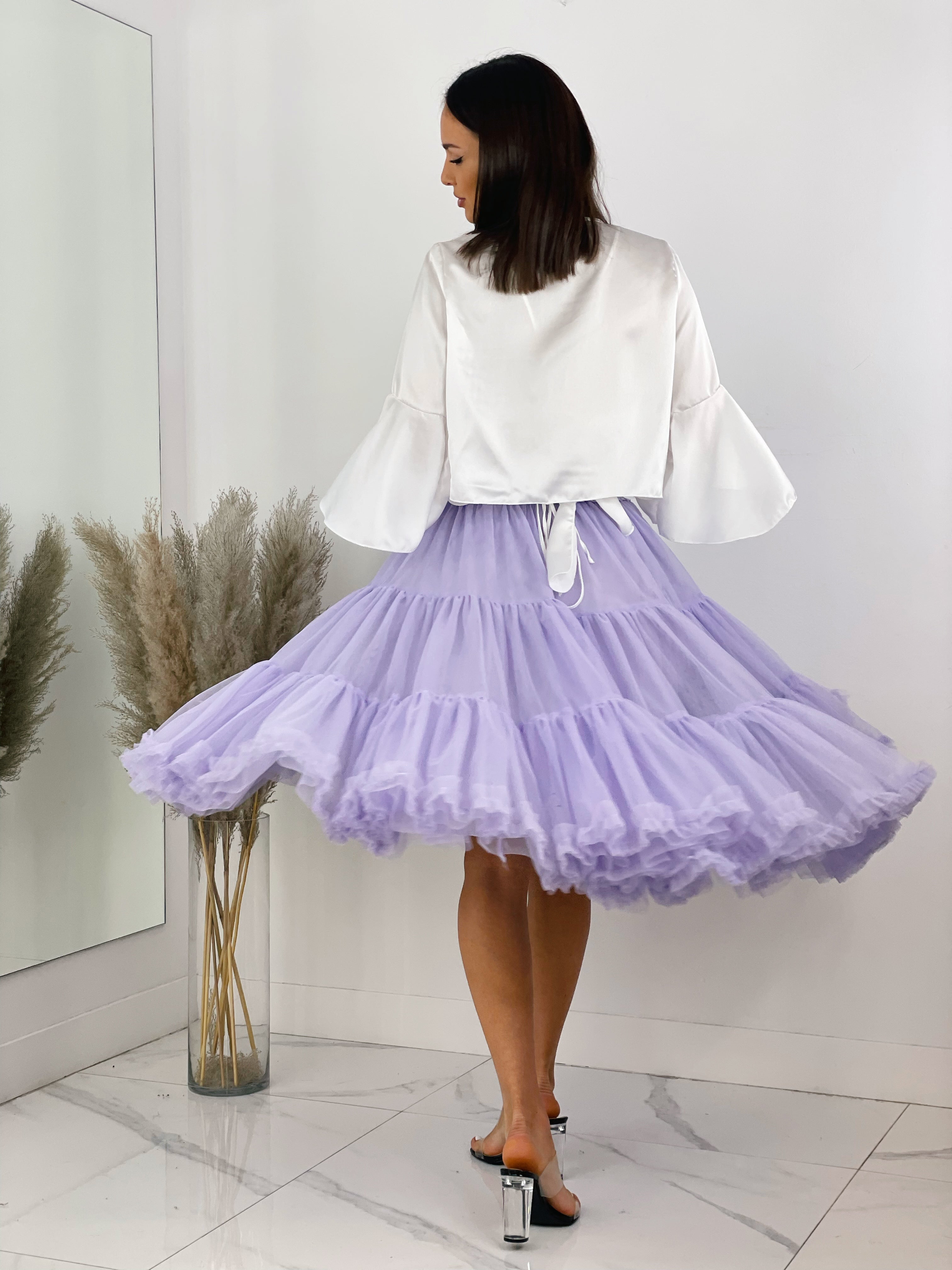 Falda tul midi con volantes - Zebra&Maduixa®